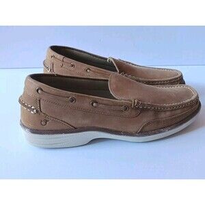 French Shriner Loafers Men's Size 9.5 Tan Slip On Wicklow